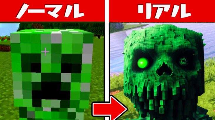 「モブ」をリアルにするマインクラフト【まいくら・マインクラフト】