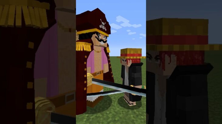 海賊王ロジャー vs 四皇シャンクス【マインクラフト】