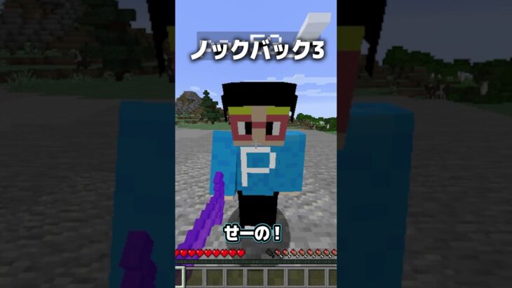 ノックバック1000で友達殴ったら大変なことになった【マイクラ】