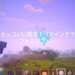 カッコいい雪玉（マインクラフトコマンド）簡単だよコマンド2！