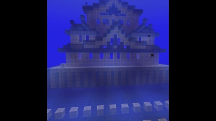 海底の風景を作るショートバージョン34　マイクラ #minecraft #マインクラフト #マイクラ建築