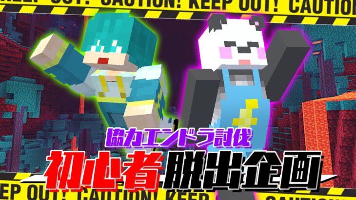 米将軍 × さかいさんだーの死んだら即終了エンドラ討伐！#9【マイクラ・アツクラ初心者枠】