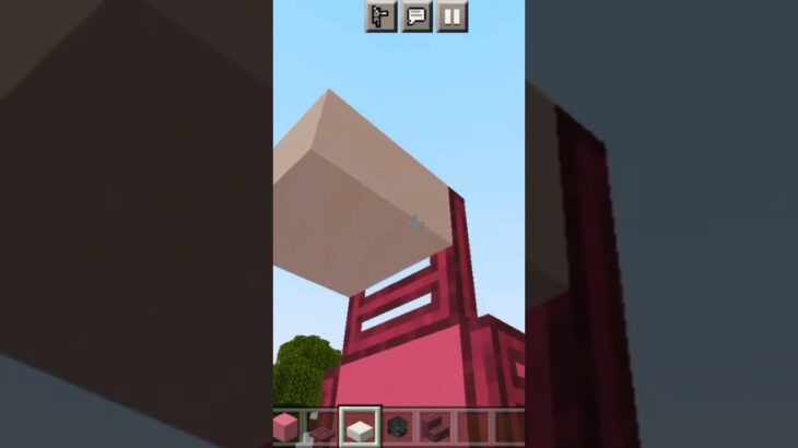 Flamingo in Minecraft #shorts #short #minecraft #minecraftshorts #minecraftpe #minecraftbuilding #yt