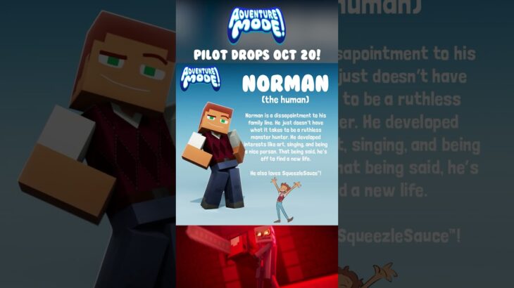 Meet Norman! – Adventure Mode #minecraft #animation #adventuremode