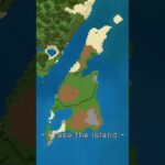 島を整地して消してみるタイムラプス【Minecraft】【#Shorts】