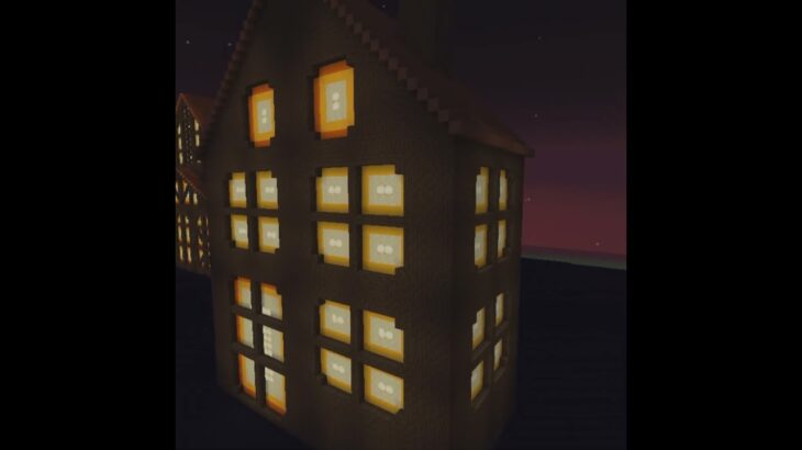 ハロウィンの夜　マイクラ #マイクラ建築 #minecraft #マインクラフト