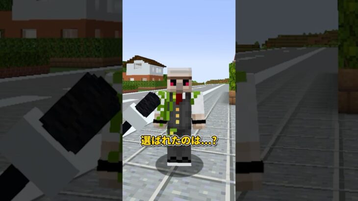 選ばれたのは・・・？#shorts #マイクラ