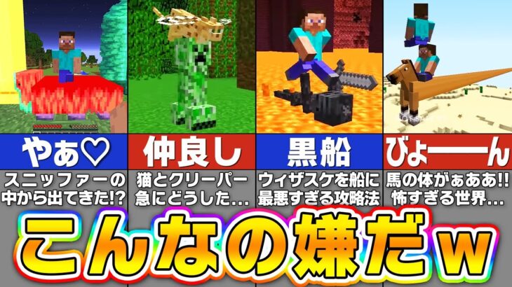 【マイクラ】もしもマインクラフトが狂ってしまったら…ｗｗｗ【まいくら・マインクラフト】