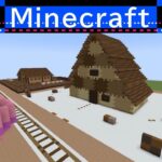 お菓子の家 【マインクラフト1.20.2】Minecraft　マイクラ　かわいい建物