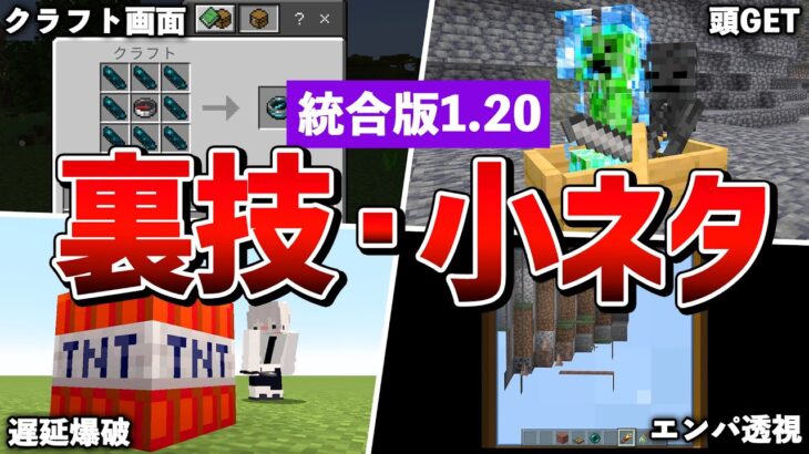 【統合版1.20対応】意外と知らないマイクラの裏技・小ネタ11選【ゆっくり解説】