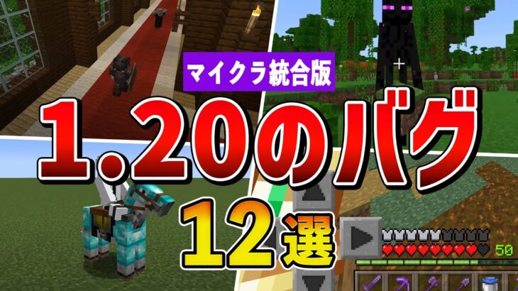 【統合版1.20】ヤバすぎるバグ12選【ゆっくり解説】