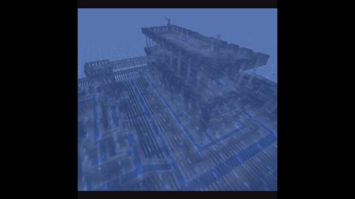 海底の風景を作るショートバージョン38　マイクラ #minecraft #マインクラフト #マイクラ建築