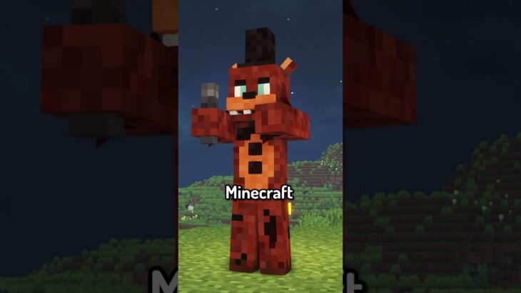 4 NAJLEPSZE TXT z FNAF do Minecraft #shorts