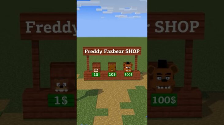 Freddy Fazbear SHOP #minecraft #minecraftanimation #animation #memes #fnaf
