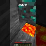 How To Escape Minecraft Traps In Every Age🤯 (INSANE) #minecraft #shorts