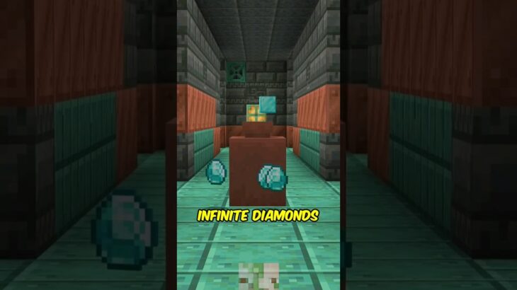 Infinite DIAMOND Farm In Minecraft 1.21! #minecraft #mcpe #minecraftbedrock