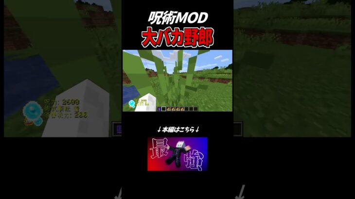 【マインクラフト】呪術もMOD楽しすぎる！！＃Shorts