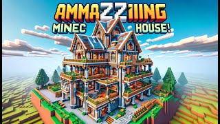 【マインクラフト】Minecraftで建てる！驚異の巨大邸宅