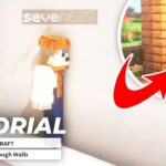 Minecraft: How to Walk Through Walls (No Mod Command) | MOD・コマンドなし！すり抜けれる壁の作り方(建築講座)
