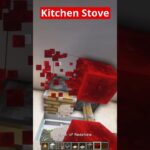 Minecraft Kitchen Stove🔪😱 #shorts