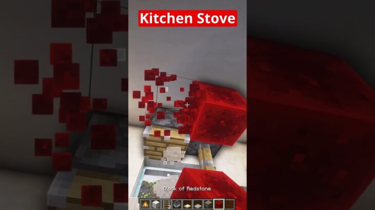 Minecraft Kitchen Stove🔪😱 #shorts