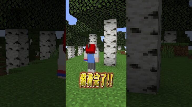 頭にツールを装備できるマインクラフトｗｗｗ🤣💎⛏【まいくら・Minecraft】よろずや🍭 #shorts