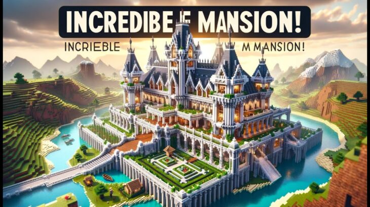 【Minecraft】究極のMinecraft豪邸建築！一緒に作り上げよう！