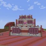 お菓子の村のお菓子の家　マイクラ #minecraft #マインクラフト #マイクラ建築