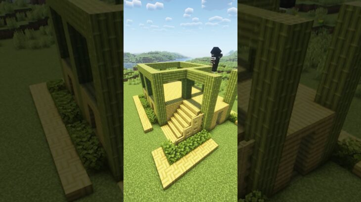 オシャレな竹建築教えてほしい!?#マイクラ  #minecraft #shorts