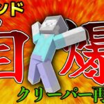 【コマンド】クリーパーみたいに自爆できるようになる！クリーパーの能力を再現してみた！【コマンド】【minecraft,マインクラフト,マイクラ】【Switch対応】