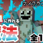 【マイクラコマンド】 簡単に作れる魔法コマンド作ってみた 【マインクラフト　統合版　コマンド　魔法】