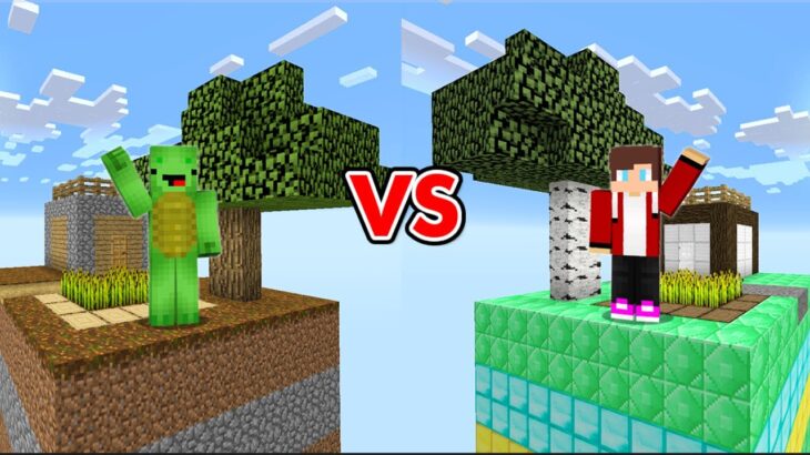 初心者 vs. プロ：ワンチャンクのアイテムだけで対決した結果！？【まいくら・マインクラフト】