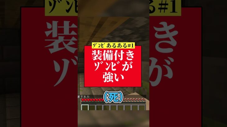 【マイクラ】ゾンビでのあるあるやってみた！【2選】