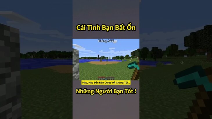 Cái Tình Bạn Bất Ổn Của Anh Đen Xì Xì Trong Minecraft 🤣 #shorts