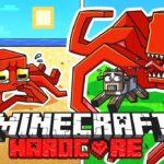 I Survived 100 DAYS as a LAND OCTOPUS in HARDCORE Minecraft!