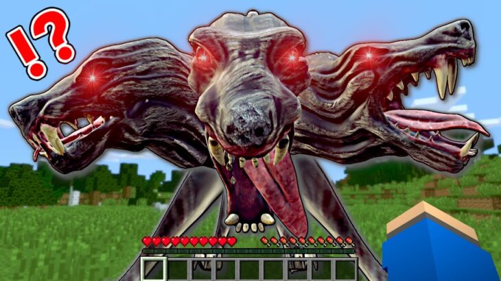 超怖いケルベロスに襲われるマインクラフト😱【マイクラ Minecraft】ぽっぴんず