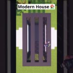 Minecraft Modern House Tutorial🏠 #shorts