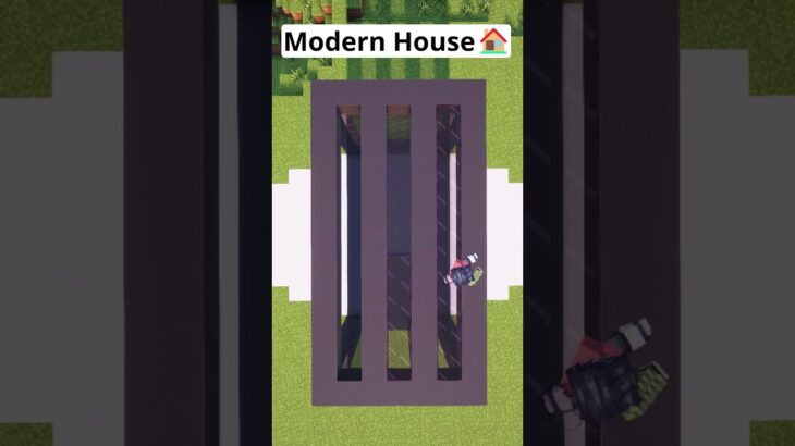 Minecraft Modern House Tutorial🏠 #shorts