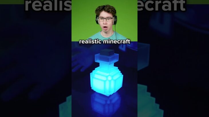 Minecraft NORMAL vs REALISTIC #shorts #minecraft