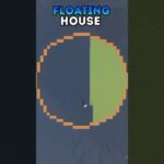 Minecraft: Simple Floating House | Starter House Tutorial in Minecrat #minecraftshorts