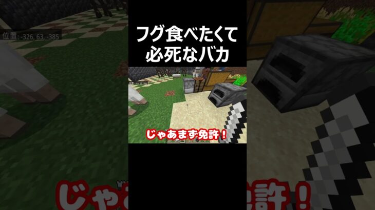 マイクラ完全初見プレイ【Minecraft】 #shorts