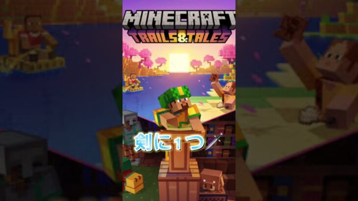 【Minecraft】剣に1番好きなエンチャントは？ #マイクラ #マインクラフト #minecraft