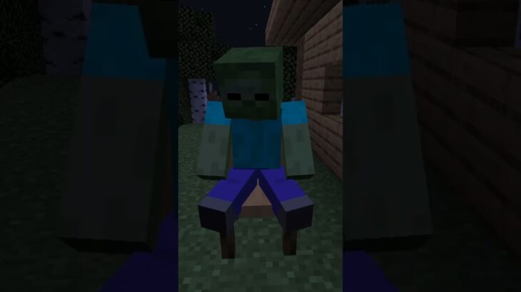 ¿POR QUÉ NO PODEMOS DORMIR CUANDO HAY MOUNSTROS CERCA? #minecraft #minecraftshorts #shorts