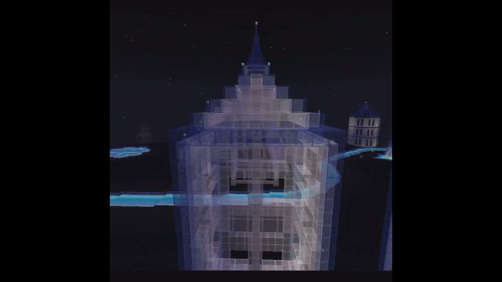 幻想的な夜　マイクラ #minecraft #マインクラフト #マイクラ建築