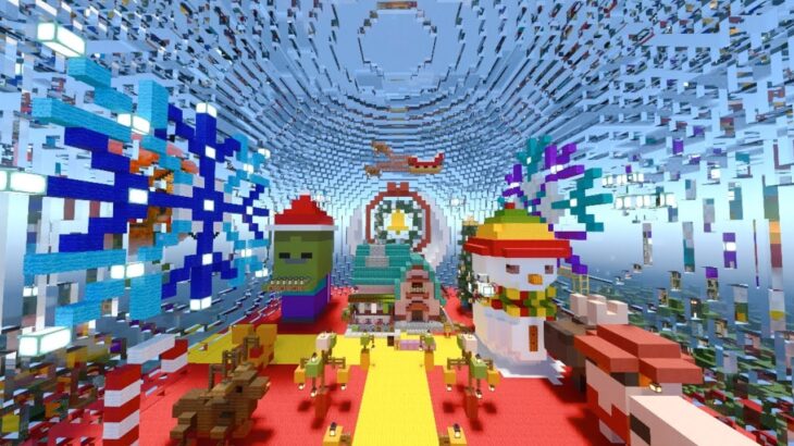 クリスマスの建築がいよいよ大詰めになってきた！！！ #minecraft  #マインクラフト  #マイクラ統合版 【マイクラ】【Minecraft】