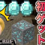 人生初ダイヤが大量で大興奮　マイクラ part5