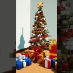 【マイクラ建築】クリスマスツリーとプレゼント #shorts #マイクラ #クリスマス #マイクラ建築 #minecraft #マインクラフト