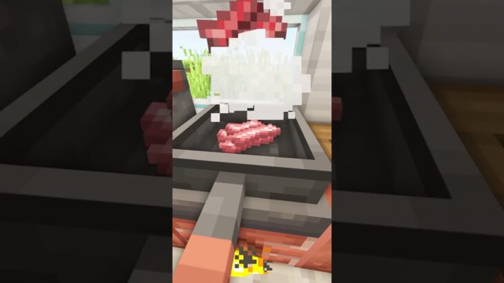 マイクラで肉を切って焼くだけの動画 #shorts #minecraft #マイクラ #asmr