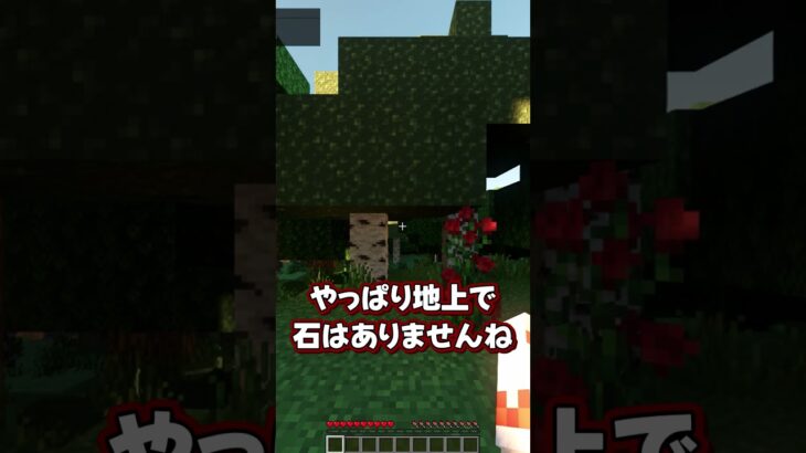 【マイクラゆっくり実況】石を見ると即終了な世界 #マイクラ#統合版