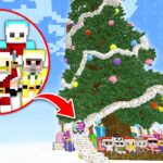 【マイクラ】巨大クリスマスツリー登頂するまで終われません！